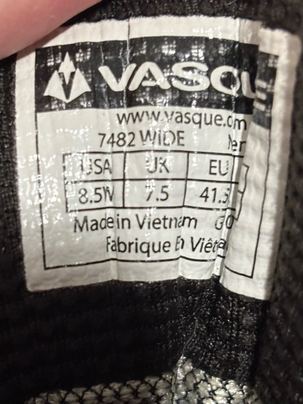 Vasque Breeze 2.0 Men's US 8.5 W Brown Leather Mid GTX Outdoor Hiking Boots 7482